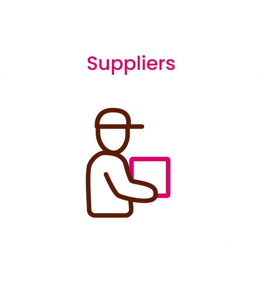 Suppliers, front